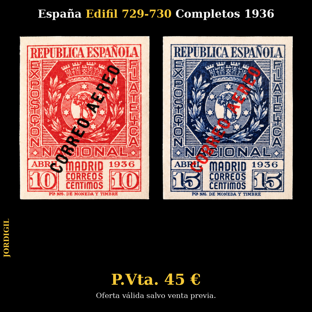 España · Edifil 729-730